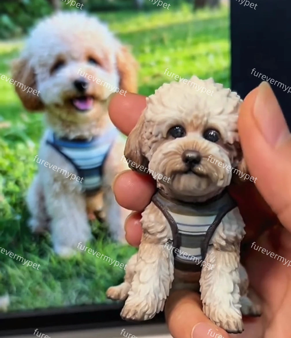 Custom 3D Printed Pet Figurine from Your Photo | furevermypet