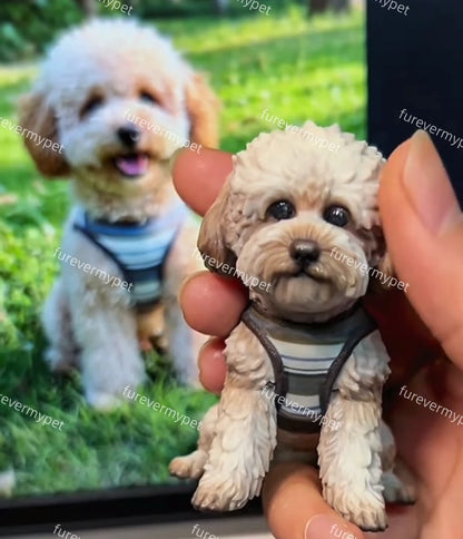 Custom 3D Printed Pet Figurine from Your Photo | furevermypet