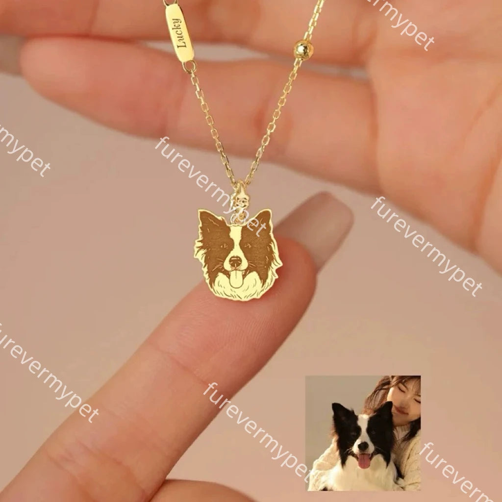 Custom Pet Portrait Jewelry | Ring, Necklace & Bracelet | furevermypet