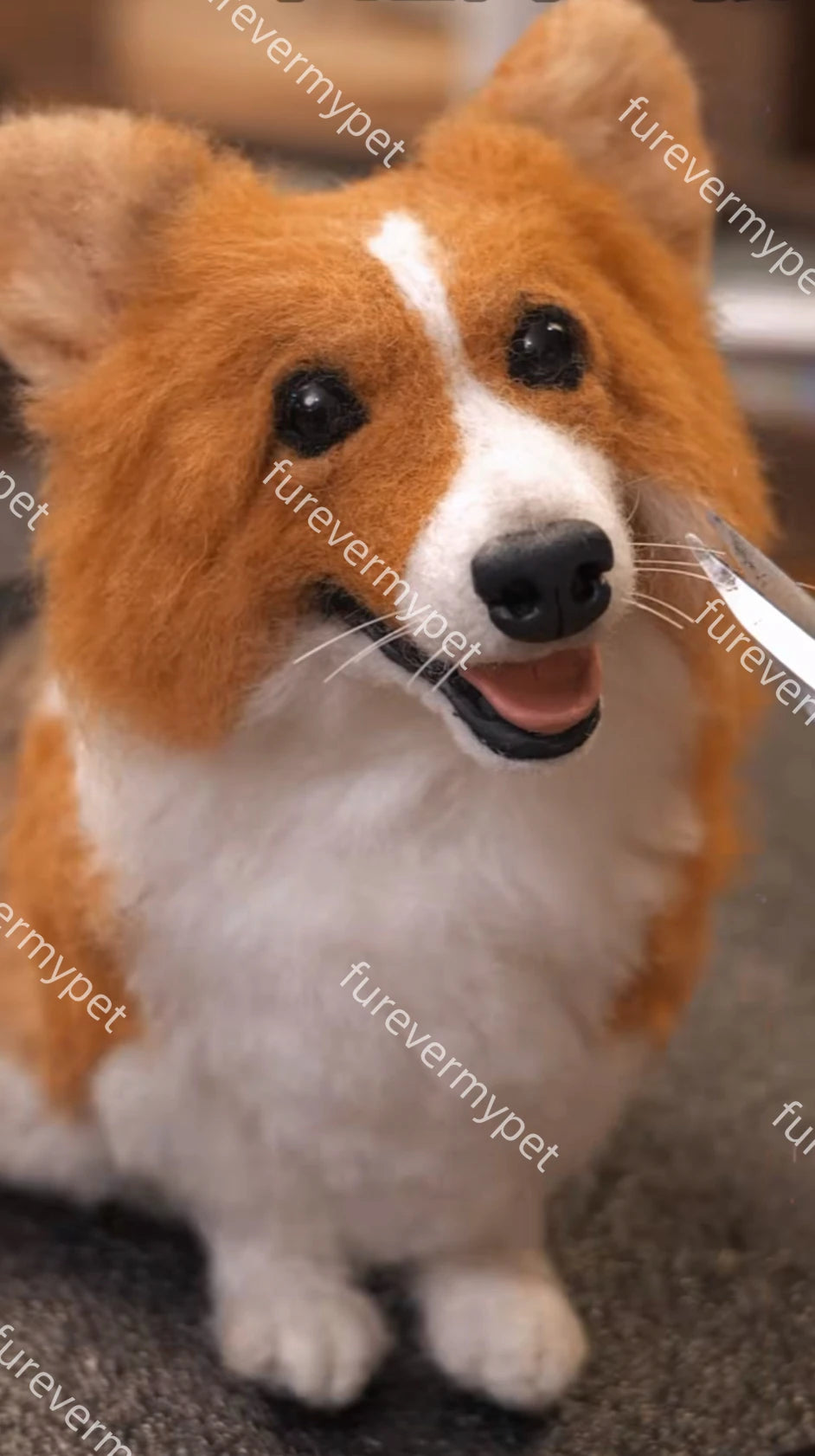 Custom 3D Stuffed Animal from Your Pet Photo | Lifelike Full-Body Replica