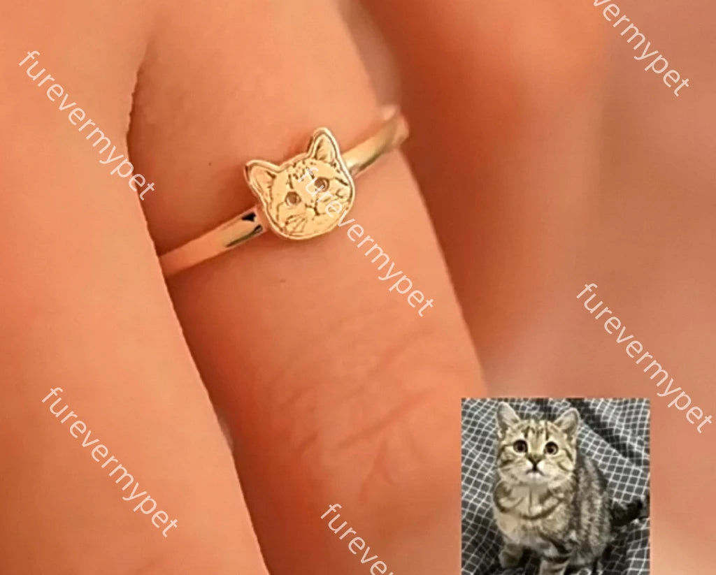 Custom Pet Portrait Jewelry | Ring, Necklace & Bracelet | furevermypet