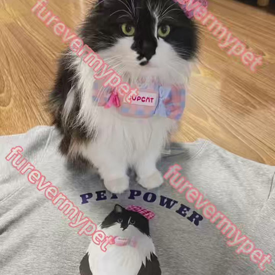 Custom Embroidered Pet Portrait Sweatshirt | furevermypet