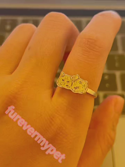 Custom Pet Portrait Jewelry | Ring, Necklace & Bracelet | furevermypet